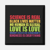 Wissenschaft ist ein echter schwarzer Lebensstil, Magnet (Vorne)