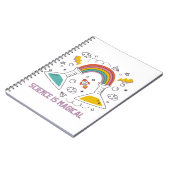 Wissenschaft ist ein magisches Notebook Notizblock (Linke Seite)