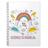 Wissenschaft ist ein magisches Notebook Notizblock (Vorderseite)