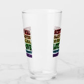 Wissenschaft ist eine echte schwarze Lebensfrage Glas (Links)