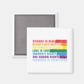 Wissenschaft ist eine echte schwarze Lebensfrage Magnet (Vorderseite/Rückseite)