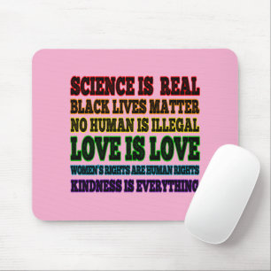 Wissenschaft ist eine echte schwarze Lebensfrage Mousepad