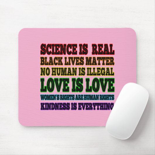 Wissenschaft ist eine echte schwarze Lebensfrage Mousepad (Mit Mouse)