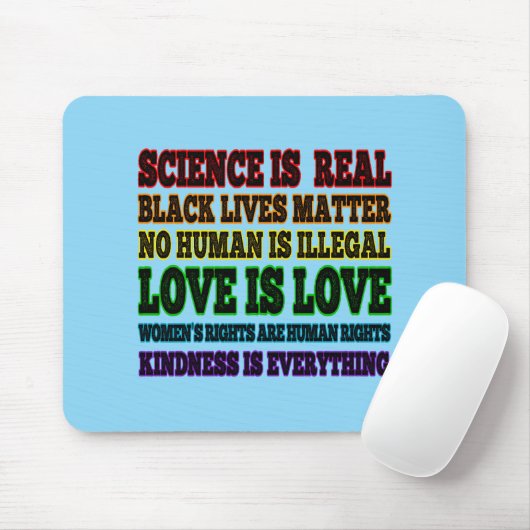 Wissenschaft ist eine echte schwarze Lebensfrage Mousepad (Mit Mouse)
