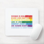 Wissenschaft ist eine echte schwarze Lebensfrage Mousepad (Mit Mouse)