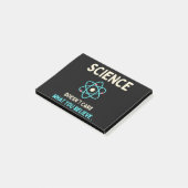 Wissenschaft ist es egal, was du glaubst post-it klebezettel (angewinkelt)