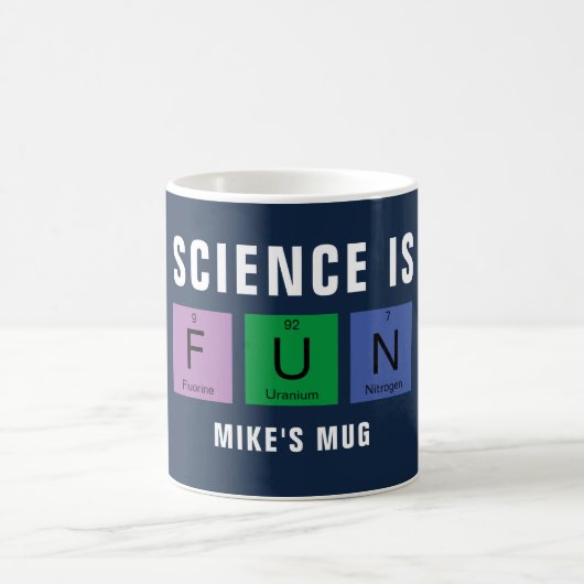 Wissenschaft ist Fun Chemie Kaffeetasse (Mittel)