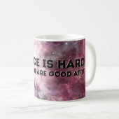 Wissenschaft ist hart kaffeetasse (VorderseiteRechts)