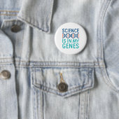 Wissenschaft ist in meinen Genen Button (Beispiel)