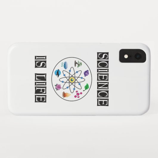 Wissenschaft ist Leben Case-Mate iPhone Hülle (Rückseite (Horizontal))