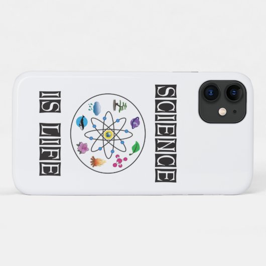 Wissenschaft ist Leben Case-Mate iPhone Hülle (Rückseite (Horizontal))
