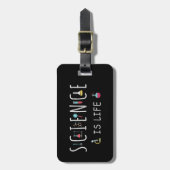 Wissenschaft ist Leben Gepäckanhänger (Vorderseite vertikal)