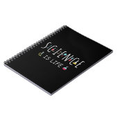 Wissenschaft ist Leben Notizblock (Linke Seite)