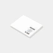 Wissenschaft ist Leben Post-it Klebezettel (angewinkelt)