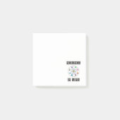 Wissenschaft ist Leben Post-it Klebezettel (Vorderseite)