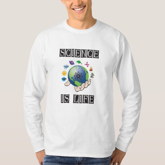 Wissenschaft ist Leben T-Shirt (Vorderseite)