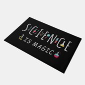 Wissenschaft ist Magie Fußmatte (Schrägansicht)