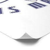 Wissenschaft ist magischer Nerd Poster (Ecke)