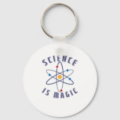 Wissenschaft ist magischer Nerd Schlüsselanhänger (Vorderseite)