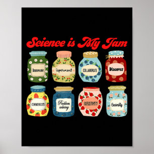 Wissenschaft ist mein Ding Chemie Biologie Physik Poster
