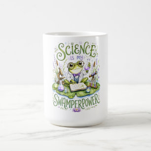 Wissenschaft ist mein Swamperpower-Frosch-Wissensc Kaffeetasse
