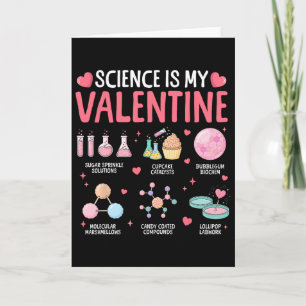 Wissenschaft ist mein Valentinstag Stem Liebe Chem Karte