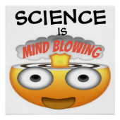 Wissenschaft ist Minenblasen Emoji 1 Poster (Vorderseite)