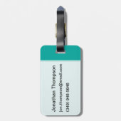 Wissenschaft ist Phantastisch Gepäckanhänger (Rückseite vertikal)