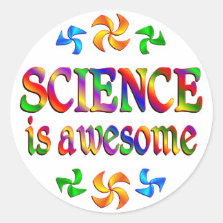 Wissenschaft ist Phantastisch Runder Aufkleber