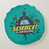Wissenschaft ist Phantastisch Rundes Kissen (Rückseite)
