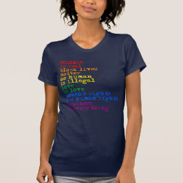 Wissenschaft ist real und Liebe ist Liebe T-Shirt