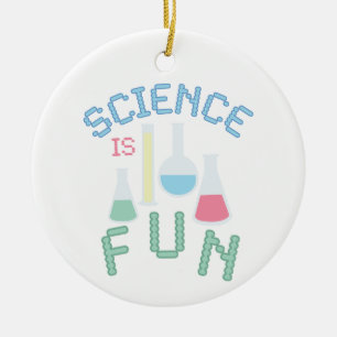 Wissenschaft ist Spaß Keramik Ornament