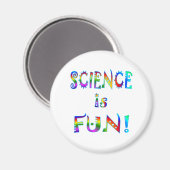 Wissenschaft ist Spaß Magnet (Vorderseite/Rückseite)