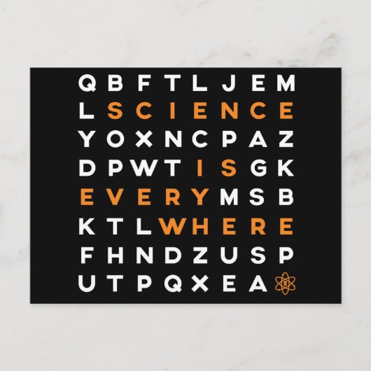 Wissenschaft ist überall Postkarte (Vorderseite)