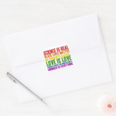 Wissenschaft ist wahre Liebe ist Liebe Stickers (Umschlag)