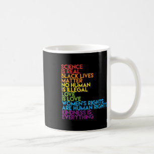 Wissenschaft ist wahre schwarze Lebensform Rainbow Kaffeetasse