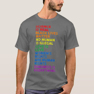 Wissenschaft ist wahrer schwarzer Lebenslauf Matte T-Shirt