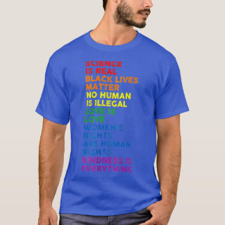 Wissenschaft ist wahrer schwarzer Lebenslauf Matte T-Shirt