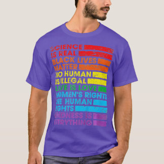 Wissenschaft ist wahrer schwarzer Lebensunterhalt T-Shirt