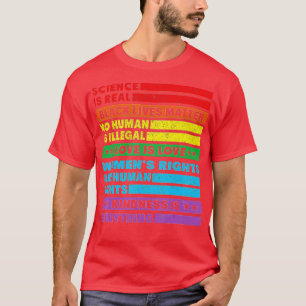 Wissenschaft ist wahrer schwarzer Lebensunterhalt T-Shirt