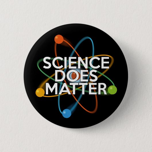 WISSENSCHAFT IST WICHTIG BUTTON (Vorderseite)