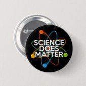 WISSENSCHAFT IST WICHTIG BUTTON (Vorne & Hinten)