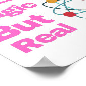 WISSENSCHAFT ist wie Magie, aber echt Poster (Ecke)