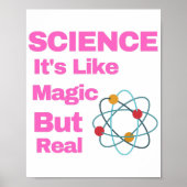 WISSENSCHAFT ist wie Magie, aber echt Poster (Vorne)
