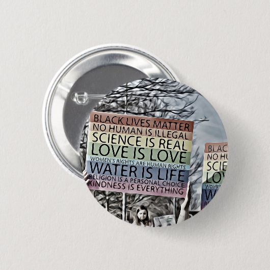 Wissenschaft ist wirklich button (Vorne & Hinten)