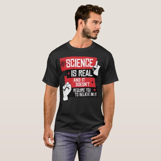 WISSENSCHAFT IST WIRKLICH T-Shirt (Vorne ganz)