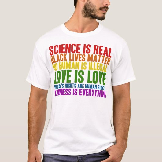 Wissenschaft ist wirkliches T-Shirt (Vorderseite)