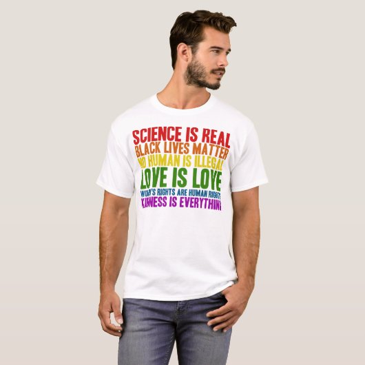 Wissenschaft ist wirkliches T-Shirt (Vorne ganz)