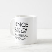 Wissenschaft Kaffeetasse (Vorderseite Links)