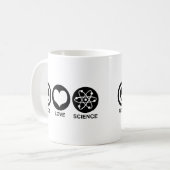 Wissenschaft Kaffeetasse (Vorderseite Links)